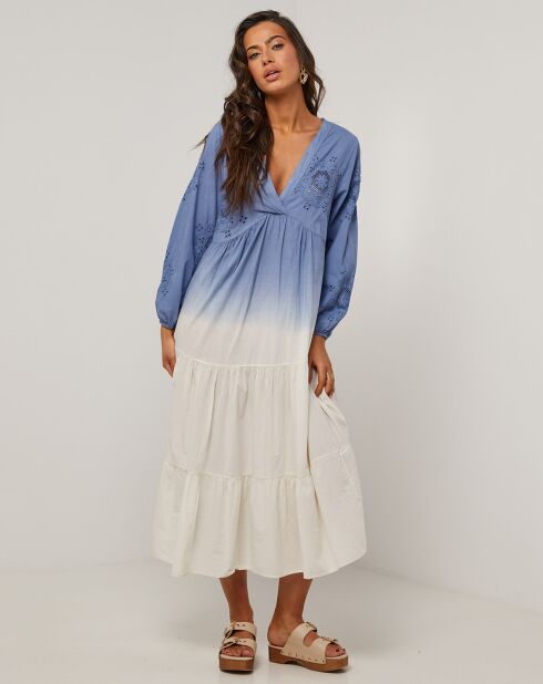 Robe Zoé bleu indigo