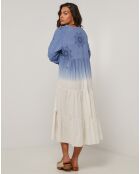 Robe Zoé bleu indigo