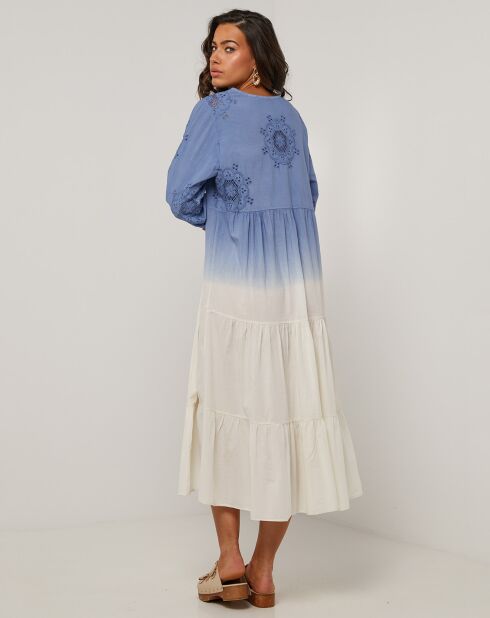 Robe Zoé bleu indigo