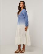 Robe Zoé bleu indigo