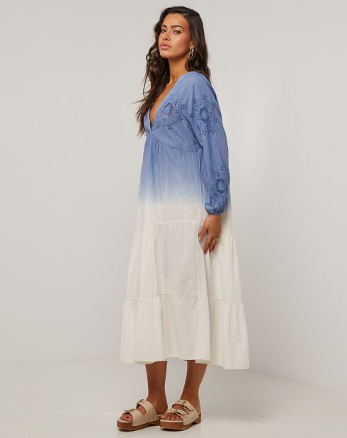 Robe Zoé bleu indigo
