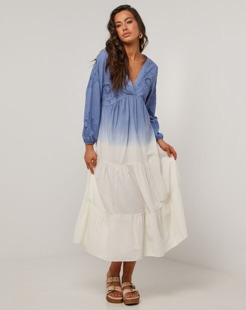 Robe Zoé bleu indigo