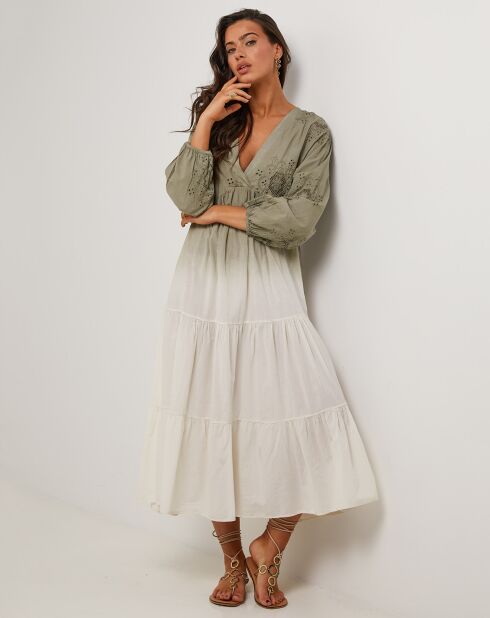 Robe Zoé vert kaki