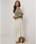 Robe Zoé vert kaki