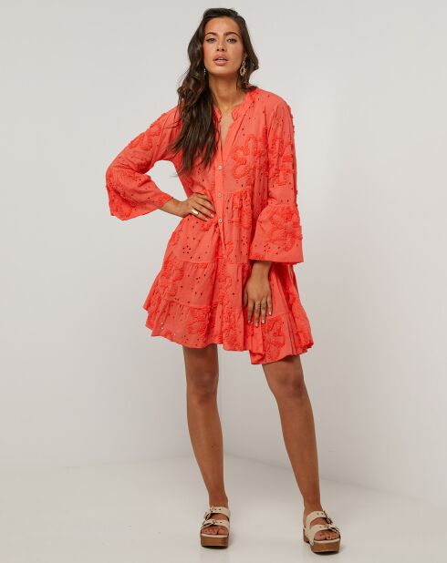 Charlie korallenrotes Kleid