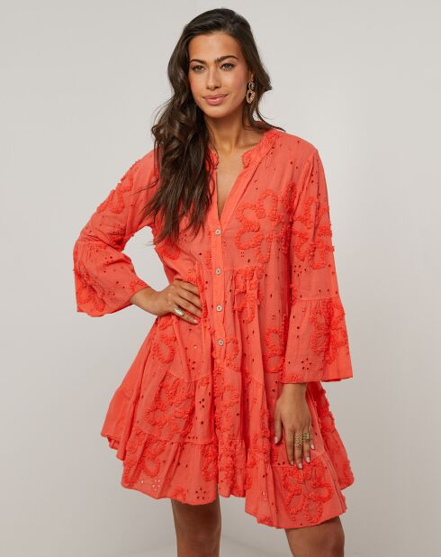 Charlie korallenrotes Kleid