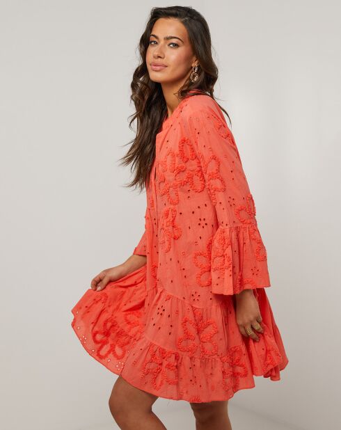 Charlie korallenrotes Kleid