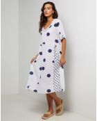 Robe 100% Lin Coline blanche