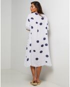 Robe 100% Lin Coline blanche