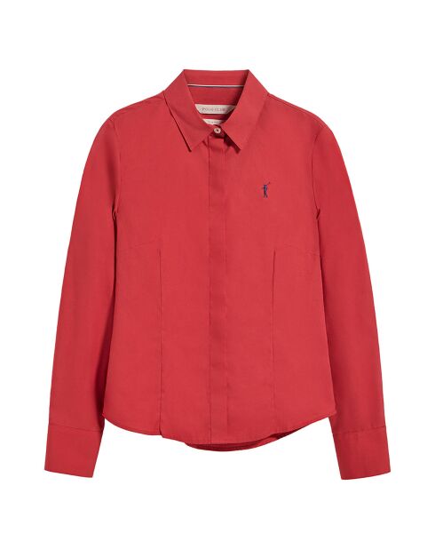 Chemise Rigby Go W Slim Poplin rouge