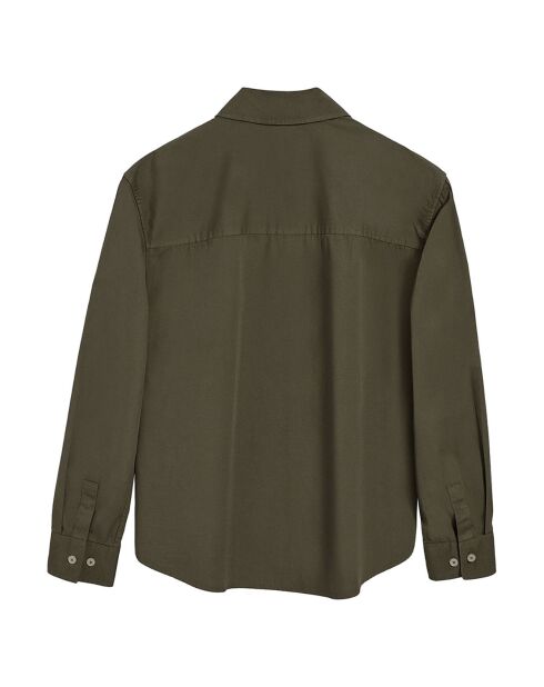 Chemise Block Pc W Loose verte