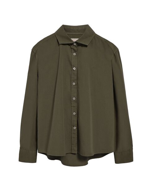 Chemise Block Pc W Loose verte