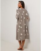 Robe 100% Lin Coline taupe