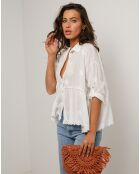 Chemise 100% Lin Suzanne blanche