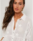 Chemise 100% Lin Suzanne blanche