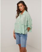 Chemise 100% Lin Jade verte