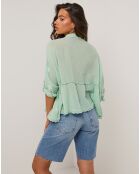 Chemise 100% Lin Jade verte