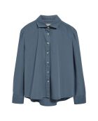 Chemise Block Pc W Loose denim bleue