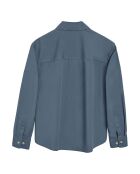 Chemise Block Pc W Loose denim bleue