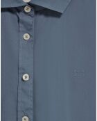 Chemise Block Pc W Loose denim bleue