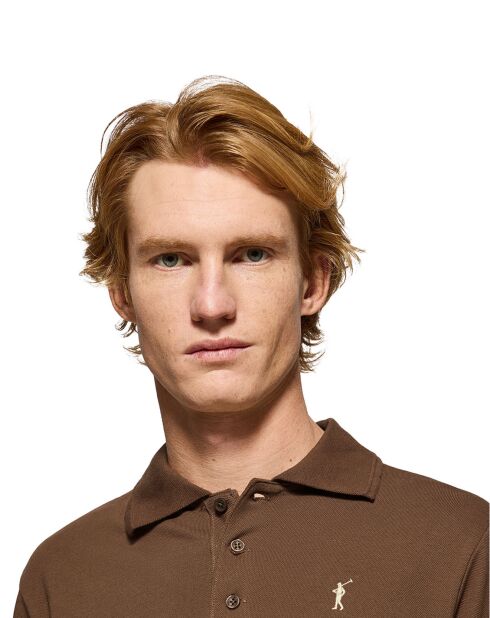 Polo Shirt Rigby Go marron