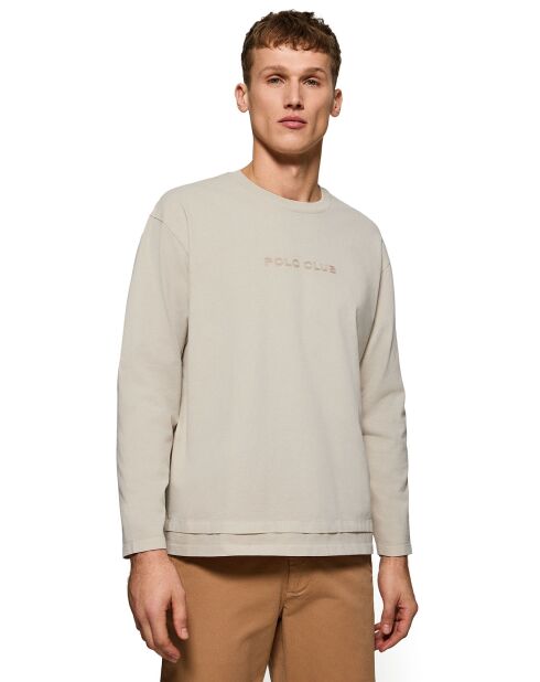 T-Shirt Hermes Minimal Pc Rubber beige