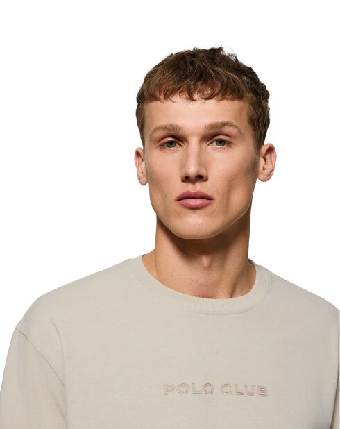 T-Shirt Hermes Minimal Pc Rubber beige
