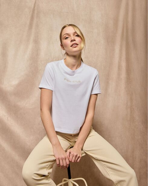 T-Shirt Tori Minimal Combo Rubber blanc