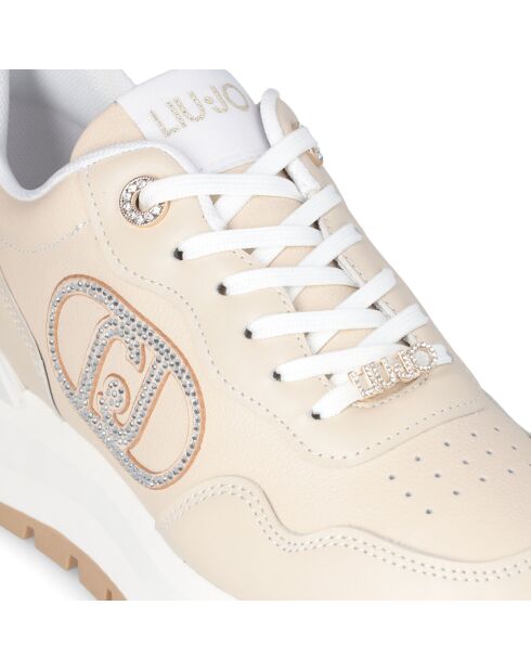 Baskets en Cuir Amazing beiges