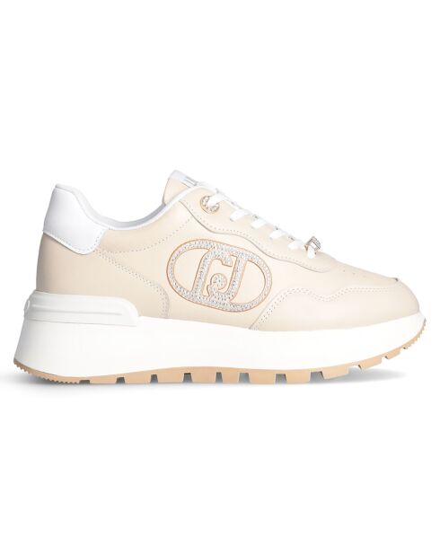 Baskets en Cuir Amazing beiges