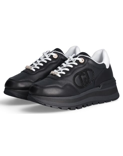 Baskets en Cuir Amazing noires