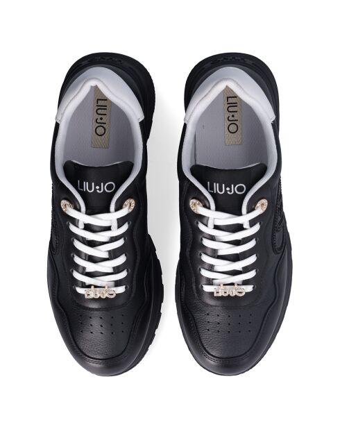 Baskets en Cuir Amazing noires