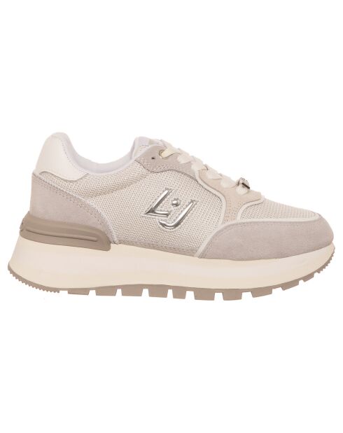 Baskets en Cuir Amazing taupe