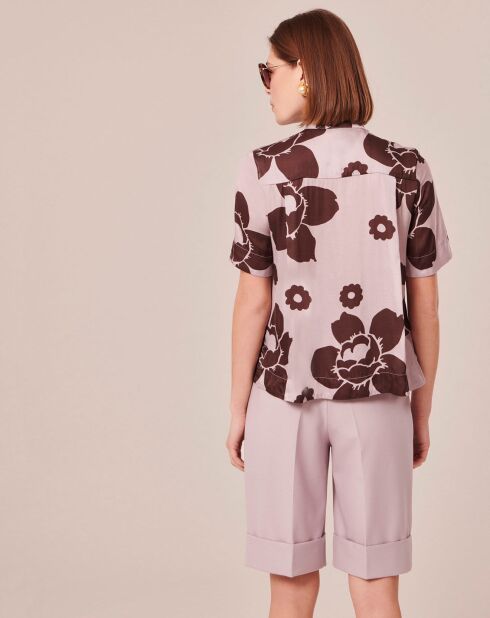 Overhemd met bloemenprint in Parma