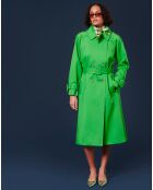 Trench-coat en Coton Biologique vert