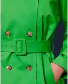 Trench-coat en Coton Biologique vert