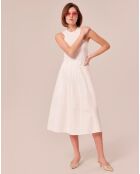 Jupe en coton blanche