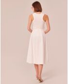 Jupe en coton blanche