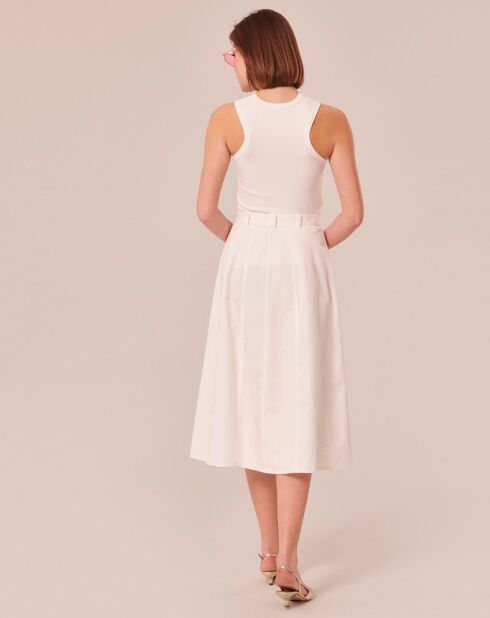 Jupe en coton blanche