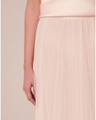 Jupe en tulle plissée ecrue