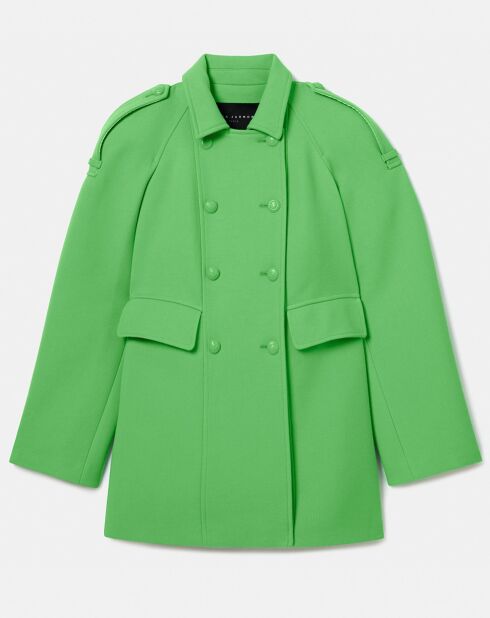 Manteau en double coton vert