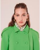 Manteau en double coton vert