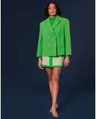 Manteau en double coton vert