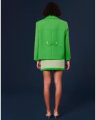 Manteau en double coton vert