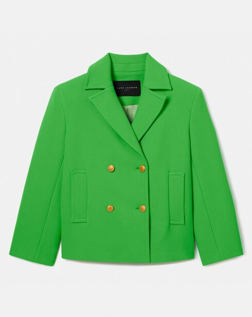 Manteau en double coton vert