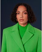 Manteau en double coton vert