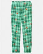 Pantalon en vichy vert