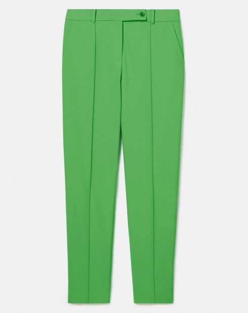 Pantalon en Laine froide mélangée vert