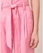 Pantalon Coton Biologique en popeline blush