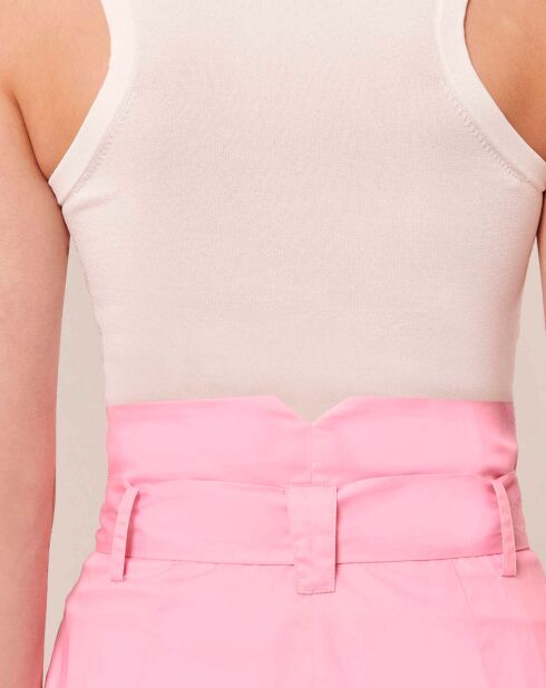Pantalon Coton Biologique en popeline blush
